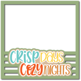 Crisp Days Cozy Nights - Scrapbook Page Layered Overlay Kit