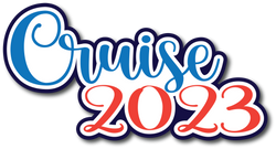 Cruise 2023 - Scrapbook Page Title Sticker