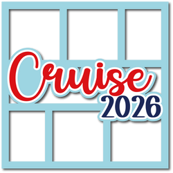 Cruise 2026 - Layered Overlay - Digital Cut File - SVG - INSTANT DOWNLOAD