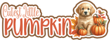 Cutest Little Pumpkin - 5 Frames - Scrapbook Page Layered Overlay Kit
