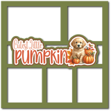 Cutest Little Pumpkin - 5 Frames - Scrapbook Page Layered Overlay Kit