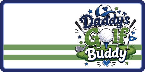 Daddy's Golf Buddy - Scrapbook Page Title Die Cut