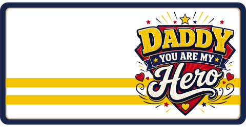 Daddy You are My Hero - Scrapbook Page Title Die Cut