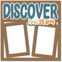 Discover New Places - Layered Overlay - Digital Cut File - SVG - INSTANT DOWNLOAD