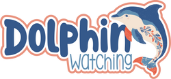 Dolphin Watching - Scrapbook Page Title Sticker
