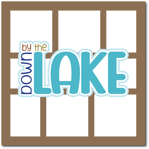 Down by the Lake - Scrapbook Single Page Kit