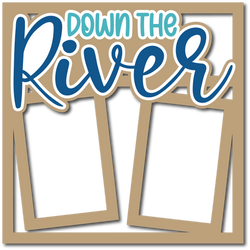 Down the River - Layered Overlay - Digital Cut File - SVG - INSTANT DOWNLOAD