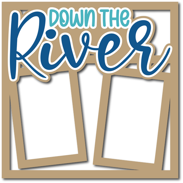 Down the River - Layered Overlay - Digital Cut File - SVG - INSTANT DOWNLOAD