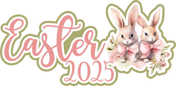 Easter 2025 - Scrapbook Page Title Sticker