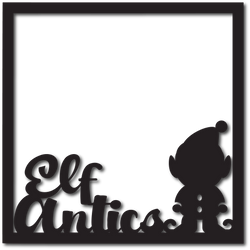 Elf Antics - Scrapbook Overlay - Digital Cut File - SVG - INSTANT DOWNLOAD