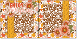 Enjoy Everyday - Scrapbook Double Page Kit