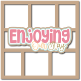 Enjoying Our Stay - 6 Frames - Scrapbook Page Layered Overlay Kit