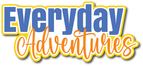 Everyday Adventures - Scrapbook Page Title Sticker