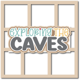 Exploring the Caves - 6 Frames - Scrapbook Page Layered Overlay Kit
