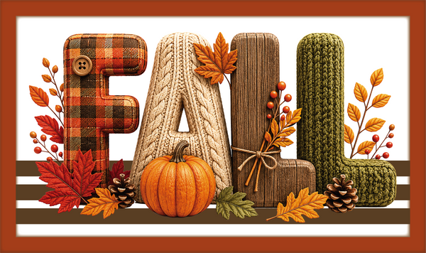 Fall - Scrapbook Page Title Sticker