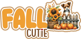 Fall Cutie - 3 Frames - Scrapbook Page Layered Overlay Kit