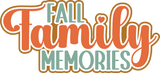 Fall Family Memories - Scrapbook Double Page Kit