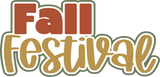 Fall Fesitval - 6 Frames - Scrapbook Page Layered Overlay Kit