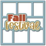 Fall Fesitval - 6 Frames - Scrapbook Page Layered Overlay Kit