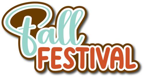 Fall Festival - Scrapbook Page Title Sticker