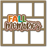 Fall Memories - 6 Frames - Scrapbook Page Layered Overlay Kit