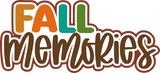 Fall Memories - Scrapbook Single Page Kit
