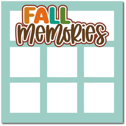Fall Memories - Scrapbook Single Page Kit