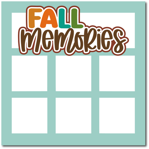 Fall Memories - Scrapbook Single Page Kit