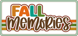 Fall Memories - Scrapbook Page Photo Mat Set
