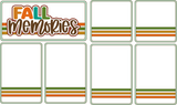 Fall Memories - Scrapbook Page Photo Mat Set