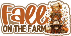 Fall on the Farm - Scrapbook Page Title Die Cut