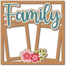 Family - Layered Overlay - Digital Cut File - SVG - INSTANT DOWNLOAD