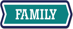 Family - Scrapbook Page Title Die Cut