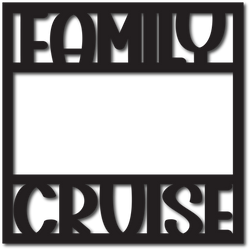 Family Cruise - Scrapbook Overlay - Digital Cut File - SVG - INSTANT DOWNLOAD