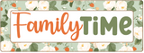 Family Time - 6 Frames - Scrapbook Page Layered Overlay Kit