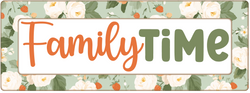 Family Time - Scrapbook Page Title Sticker