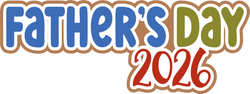 Father's Day - Scrapbook Page Title Die Cut