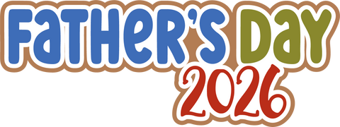 Fathers Day 2026 - Scrapbook Page Title Sticker