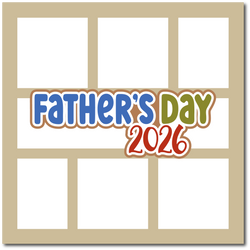 Father's Day 2026 - Scrapbook Single Page Kit