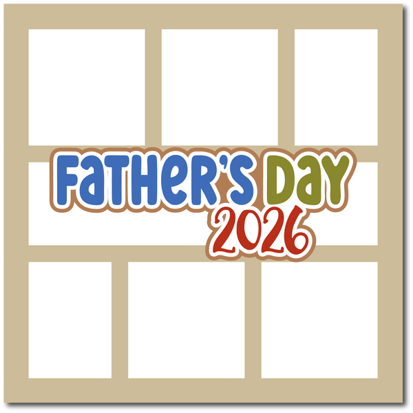 Father's Day 2026 - Scrapbook Single Page Kit