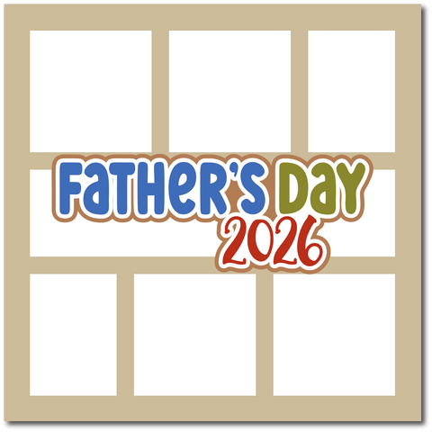 Father's Day 2026 - Scrapbook Single Page Kit