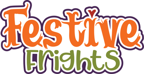 Festive Frights - Scrapbook Page Title Sticker