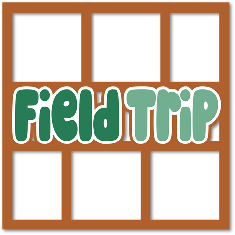 Field Trip - Layered Overlay - Digital Cut File - SVG - INSTANT DOWNLOAD