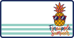 Fineapple Summer - Scrapbook Page Title Die Cut