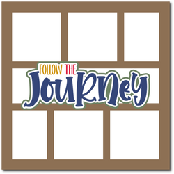 Follow the Journey - Scrapbook Single Page Kit