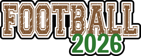 Football 2026  - Scrapbook Page Title Sticker