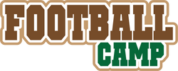 Football Camp - Digital Cut File - SVG - INSTANT DOWNLOAD