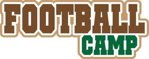 Football Camp - Digital Cut File - SVG - INSTANT DOWNLOAD