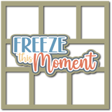 Freeze this Moment - 6 Frames - Scrapbook Page Layered Overlay Kit