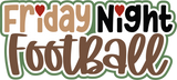 Friday Night Football - Scrapbook Single Page Kit